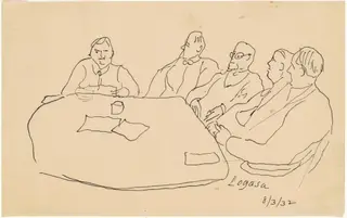 Men at a Table