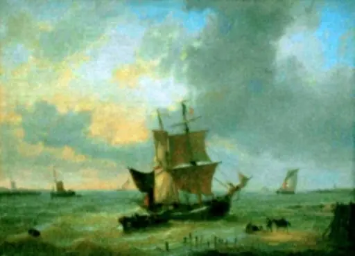 Marină, by Charles Loius Verboeckhoven