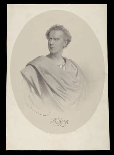 H Beard Print Collection, by Charles-Louis Baugniet