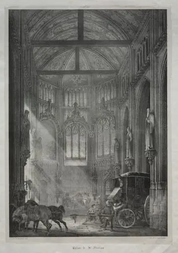 Church of St. Nicholas, Rouen, by Charles Louis Lesaint