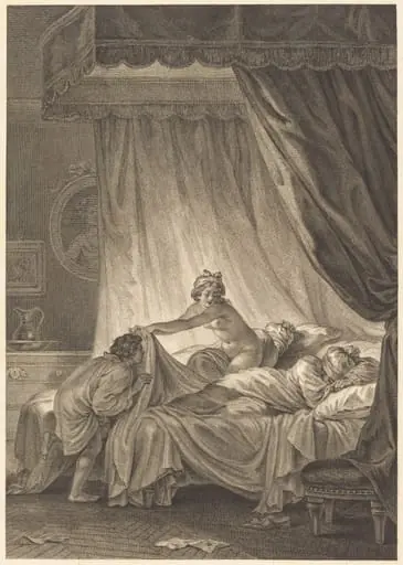 Joconde: Le lit, by Charles Louis Lingée