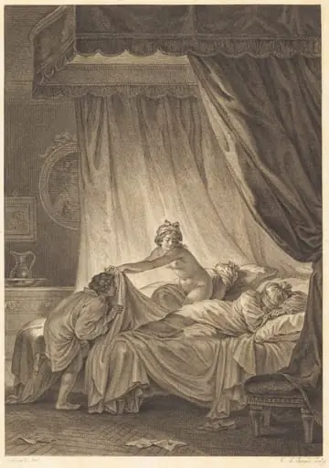 Joconde: Le lit, by Charles Louis Lingée