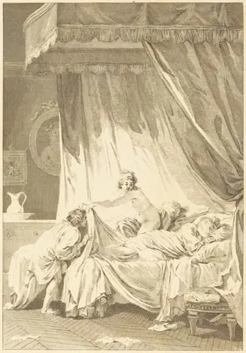 Joconde: Le lit, by Charles Louis Lingée
