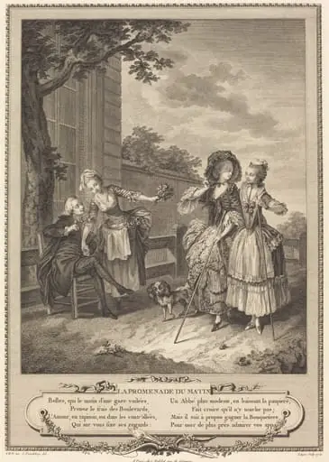 La promenade du matin, by Charles Louis Lingée