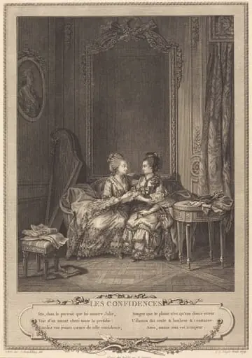 Les confidences, by Charles Louis Lingée