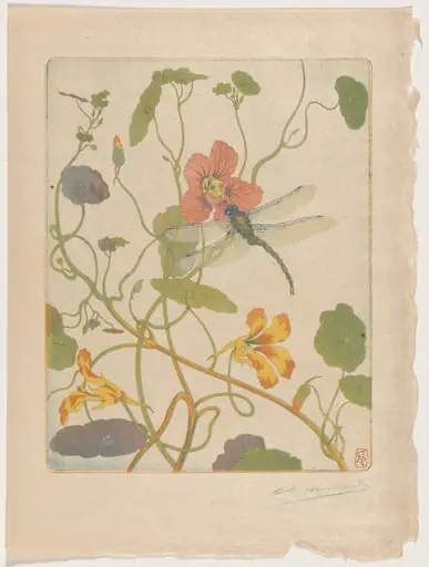 Fleurs (Flowers), by Charles-Louis-M. Houdard