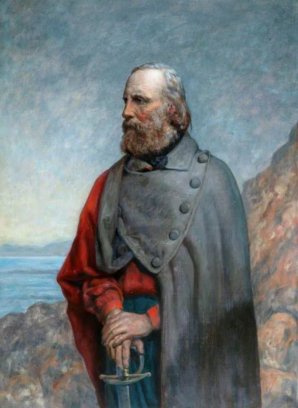 Giuseppe Garibaldi (1807–1882), by Charles Lucy, oil, 1868