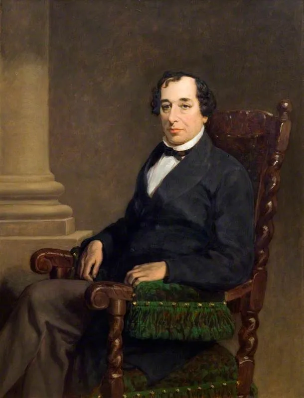 The Right Honourable Benjamin Disraeli (1804–1881), MP, Later Earl of Beaconsfield, by Charles Lucy, oil, 1860
