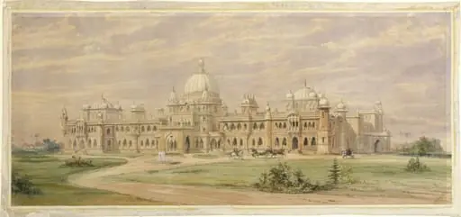 Palace of the Gaekwad of Baroda (Laxmi Vilas Palace, Vadodara), India, by Charles Mant