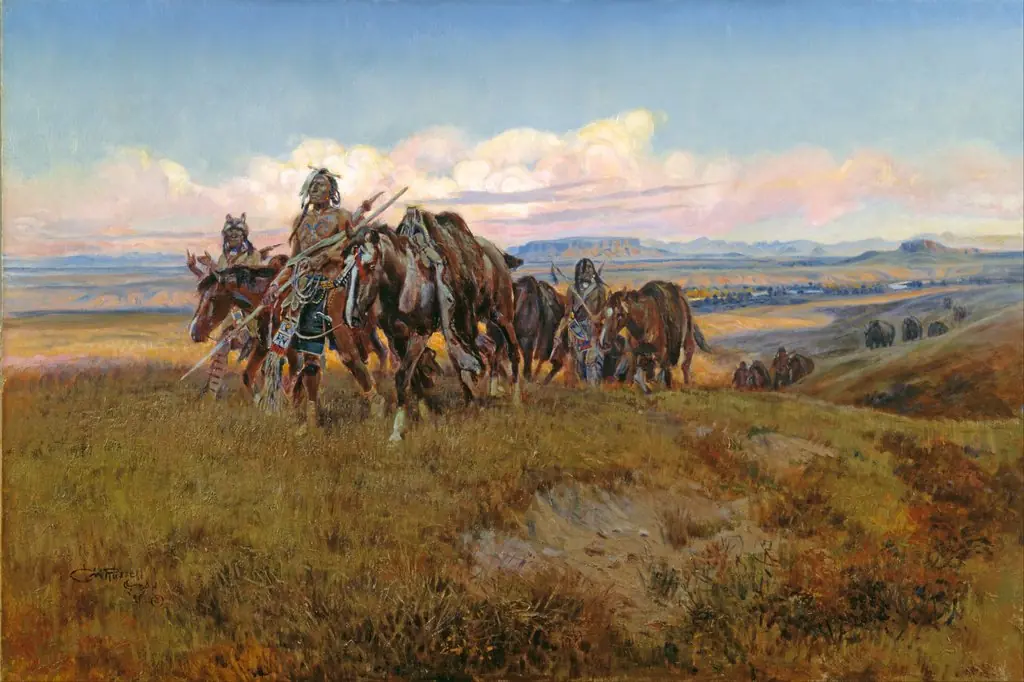 In the Enemy's Country, by Charles Marion Russell