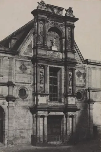 Portico of the Château d'Anet, now at the École des Beaux-Arts, Paris, by Charles Marville