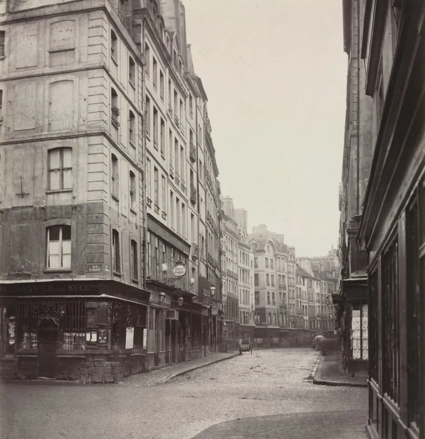 Rue de la Ferronnerie, by Charles Marville, 1865
