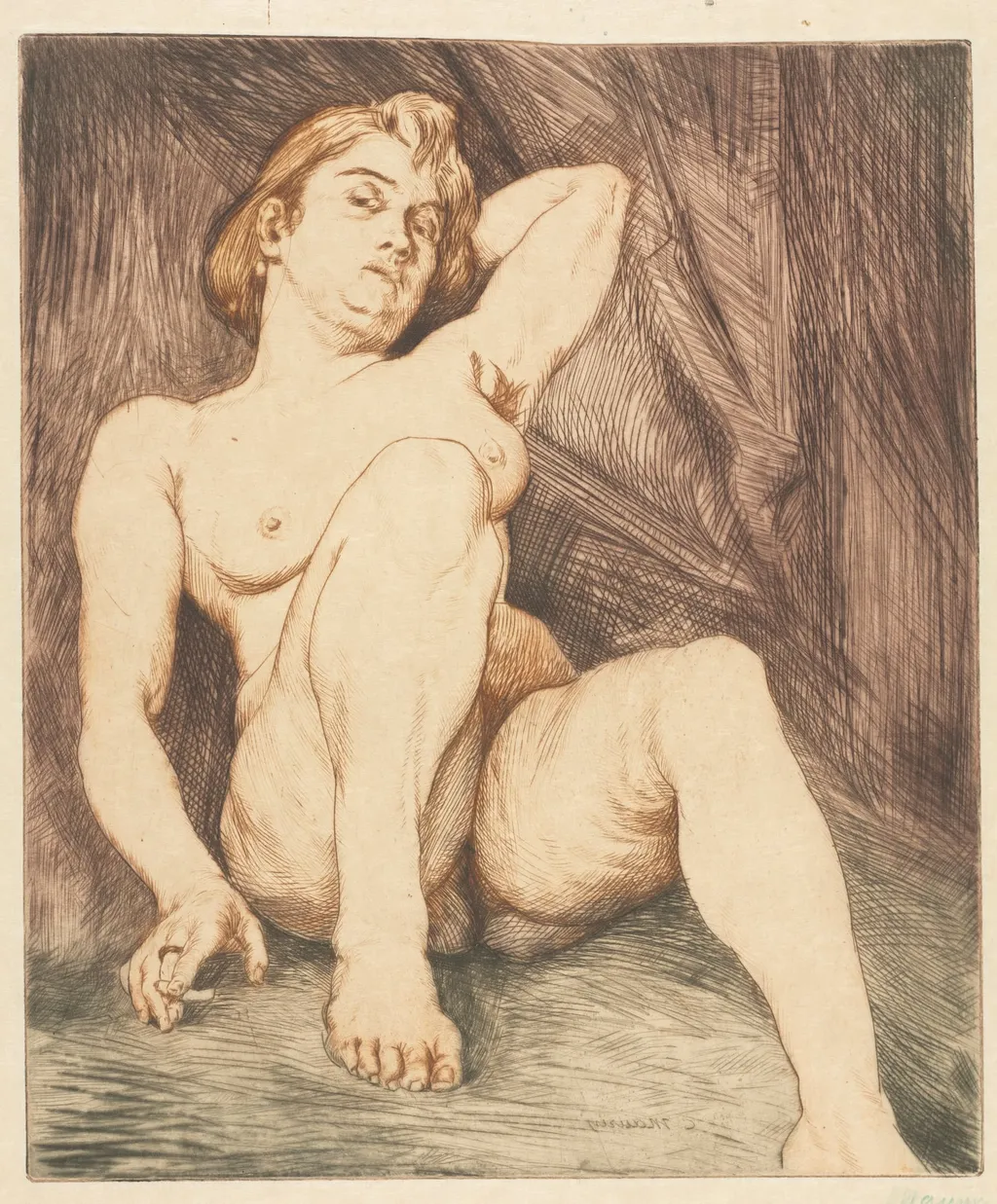 The Cigarette, by Charles Maurin, 1894