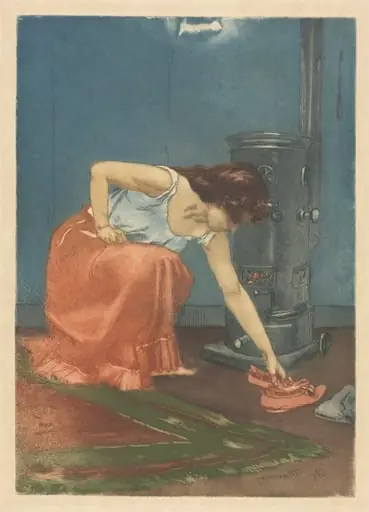 The Slippers, by Charles Maurin
