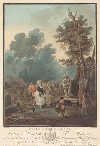 Foire de Village, by Charles-Melchior Descourtis