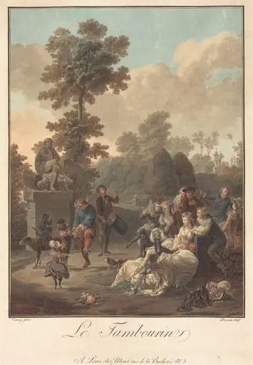 Le Tambourin, by Charles-Melchior Descourtis
