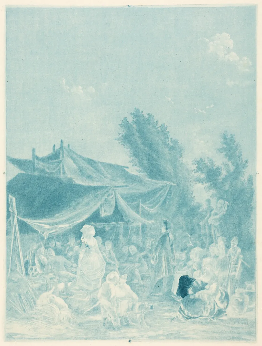 Noce de Village (Village Wedding), by Charles-Melchior Descourtis, ink, 1785