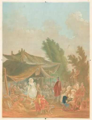 Noce de Village (Village Wedding), by Charles-Melchior Descourtis