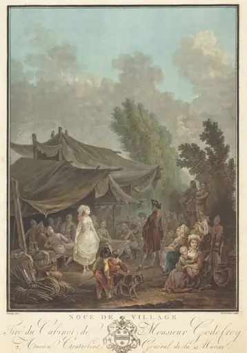 Noce de Village (Village Wedding), by Charles-Melchior Descourtis