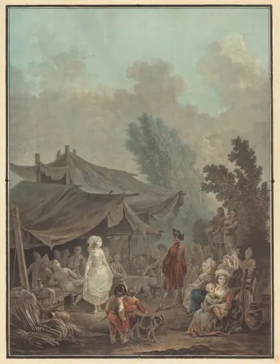 Noce de Village (Village Wedding), by Charles-Melchior Descourtis