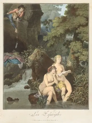 The Pranksters (Les Espiègles), by Charles-Melchior Descourtis