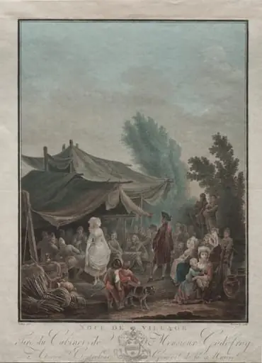 Village Wedding, by Charles-Melchior Descourtis