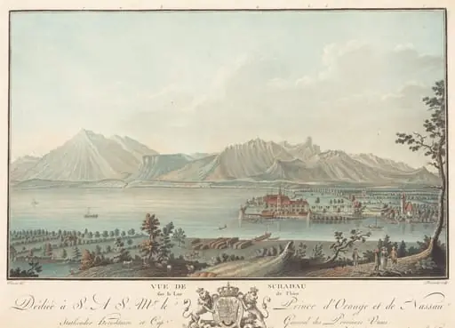 Vue de Schadau, by Charles-Melchior Descourtis