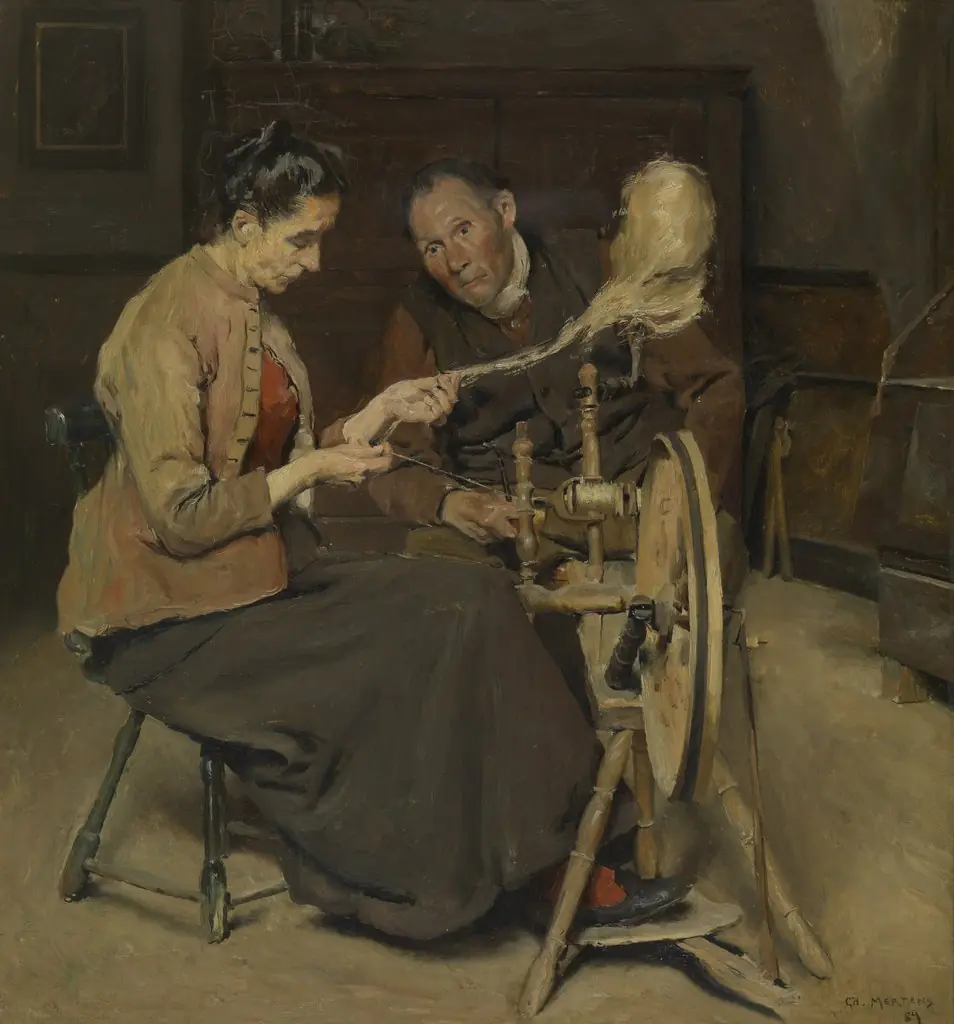 The Spinner, by Charles Mertens