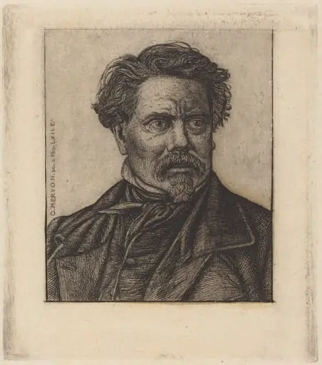 Benjamin Fillon, by Charles Meryon