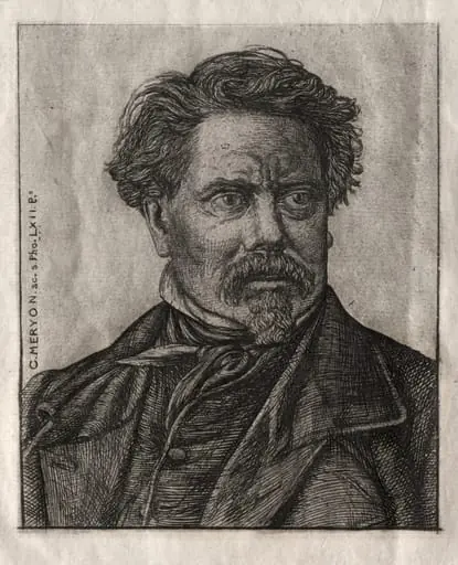 Benjamin Fillon, Man of Letters, by Charles Meryon