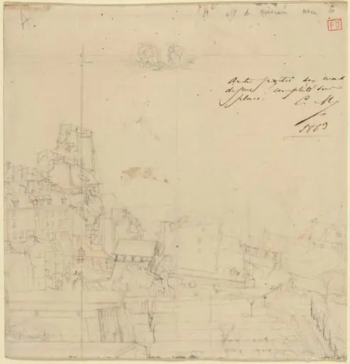 College Henri IV, by Charles Meryon