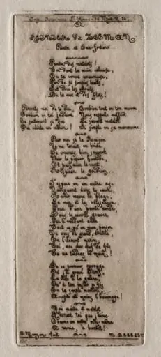 Etchings of Paris: Dedication to Reynier Nooms, called Zeeman, by Charles Meryon