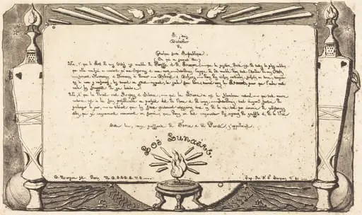 La Loi lunaire, 1er planche ("Lunar" Law, 1st plate), by Charles Meryon