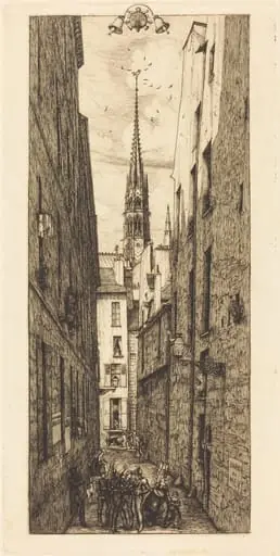 La Rue des Chantres, Paris (Chantrey Street, Paris)