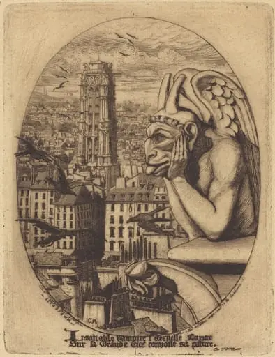 Le stryge (The Vampire), by Charles Meryon