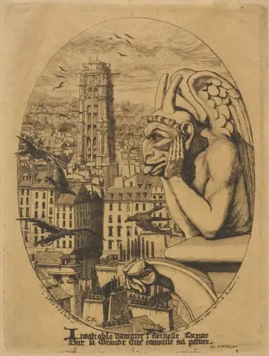 Le stryge (The Vampire), by Charles Meryon