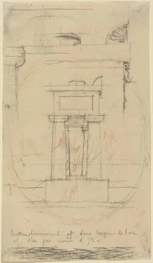 Moliere's Tomb, by Charles Meryon
