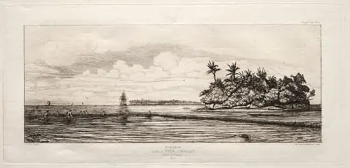 Oceanie, by Charles Meryon