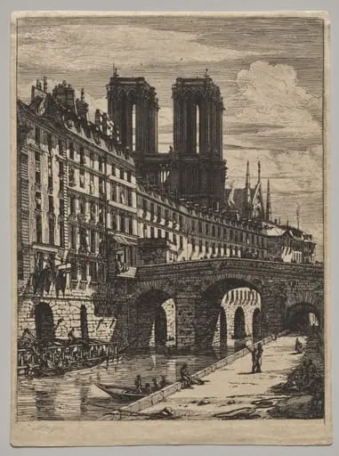 Petit Pont, Paris, by Charles Meryon