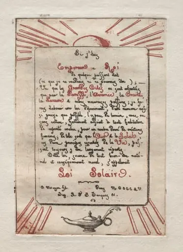Solar Law, by Charles Meryon