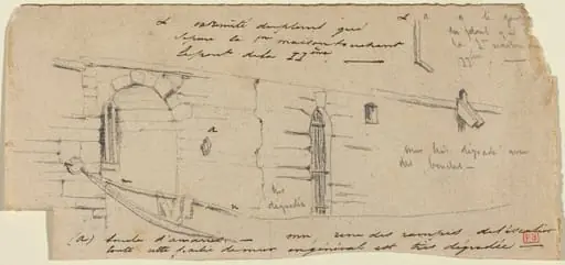 Study for "Le Petit Pont", by Charles Meryon