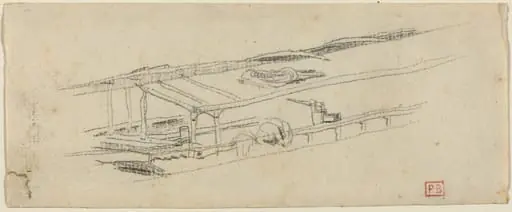 Study for "Le Petit Pont", by Charles Meryon