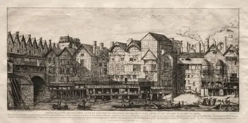 View of Part of the City of Paris, Towards the Close of the 17th Century, by Charles Meryon