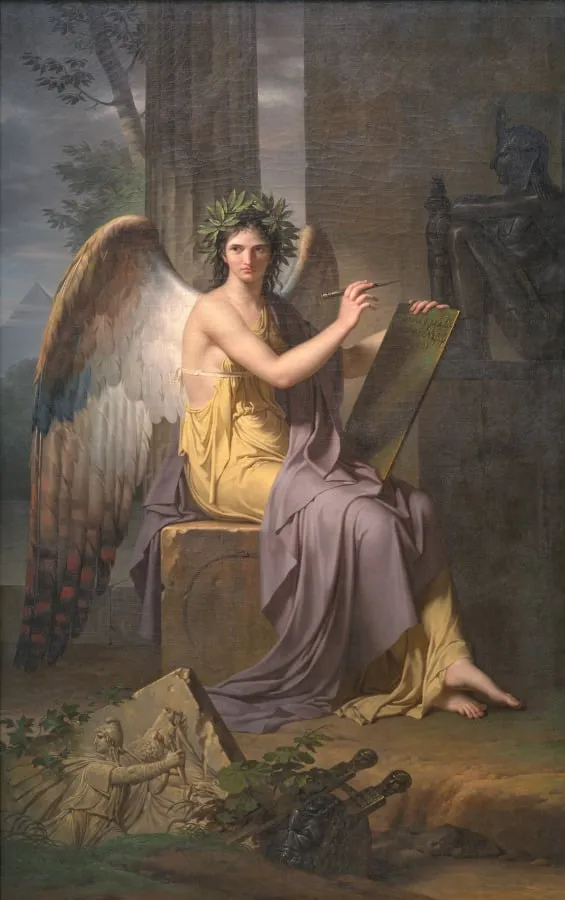Clio, Muse of History, by Charles Meynier, unspecified, 1800