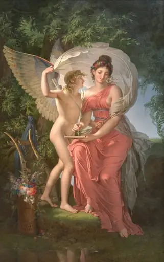 Erato, Muse of Lyrical Poetry, by Charles Meynier