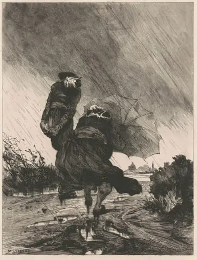Retour d'une bonne action, by Charles Montbard