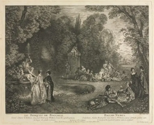 Le Bosquet de Bacchus, by Charles-Nicolas Cochin