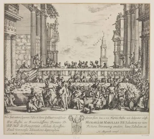 Marriage at Cana, by Charles-Nicolas Cochin
