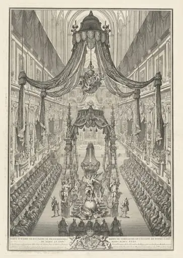 Pompe funèbre de Polixène de Hesse-Rhinfels, by Charles-Nicolas Cochin I