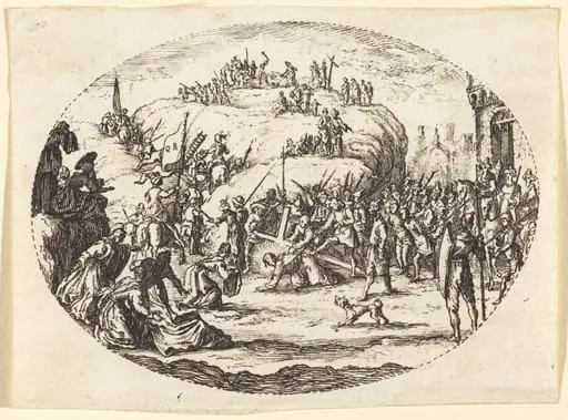 The Small Carrying of the Cross, by Charles-Nicolas Cochin I